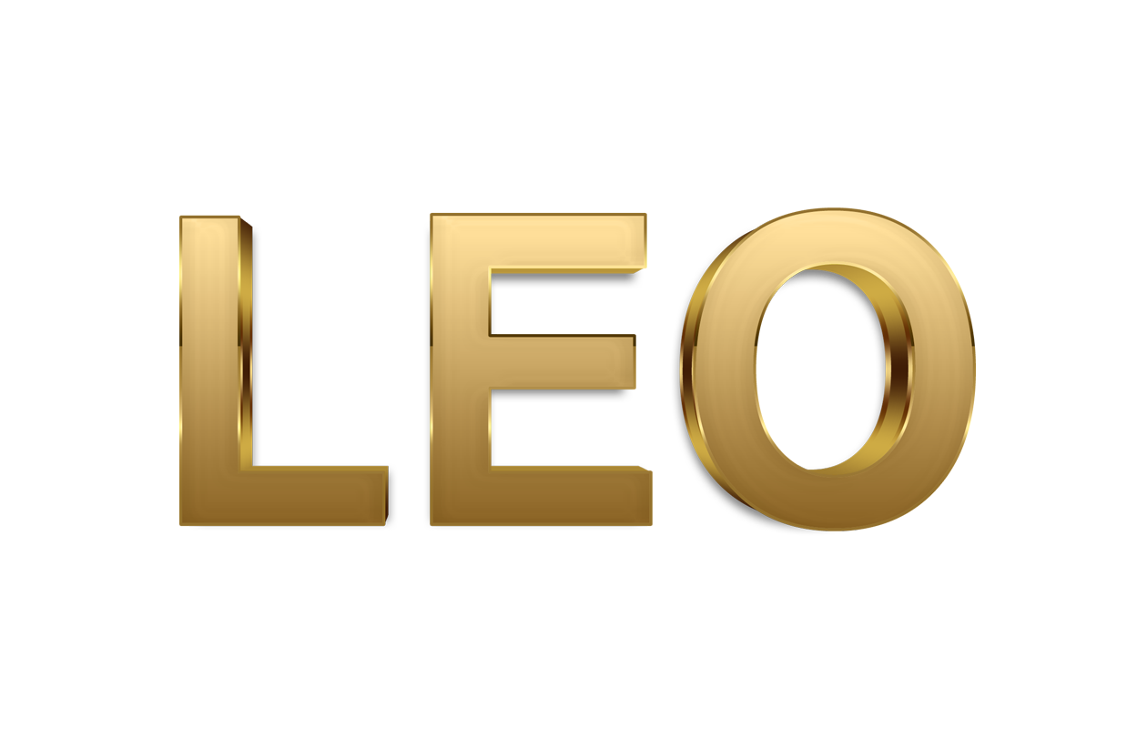 Leo word png, Leo png, word Leo gold text typography PNG images free